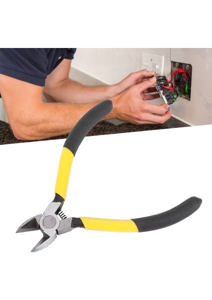 Çapraz Pense Yüksek Karbon Çelik Gövde 2 Renk Kaymaz Saplı Geri Tepme Kuyruklu Düz Kesici 5 Inç (Yurt Dışından) fiyatları