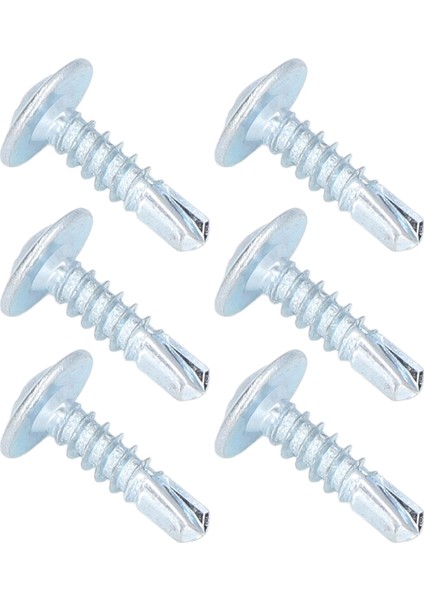 50 Adet Yuvarlak Başlı Matkap Vida Kaymaz Karbon Çelik Galvanizli Kendiliğinden Delinmiş Vidalar 4.2X16MM Rondela (Yurt Dışından) fiyatları