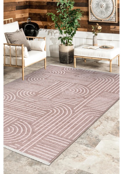 Revna Bej / Kahverengi Yıkanabilir Halı – Kaydırmaz Taban, Pamuk Dokuma, Salon Mutfak Koridor Için Uygun fırsatları