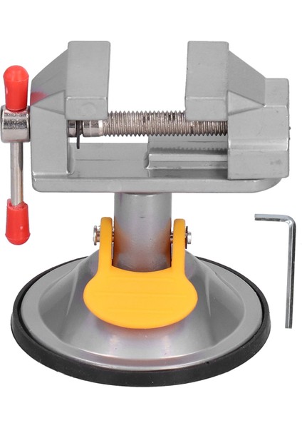 Vakumlu Mini Mengene 45# Çelik 360 Derece Dönebilen Mini El Aleti Cam Masaüstü Metal (Yurt Dışından)