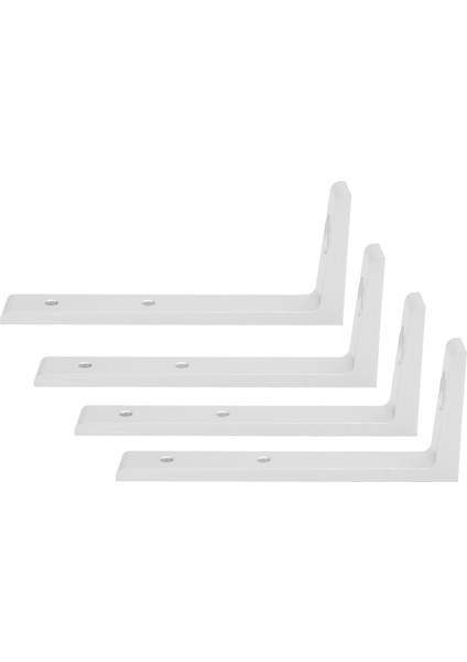 4 Adet Köşe Destekleri Alüminyum L Şekilli Dik Açı Destek Sabitleme Onarım Braketleri SILVER2020 Tek Yiv (Yurt Dışından)