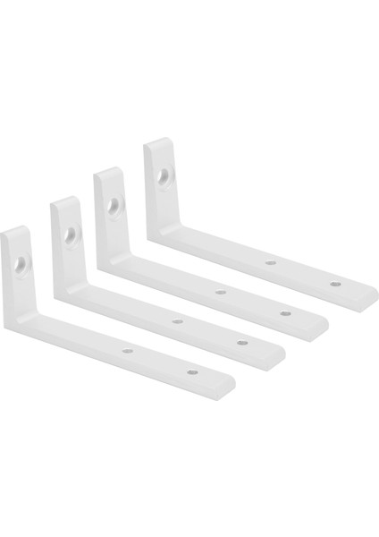 4 Adet Köşe Destekleri Alüminyum L Şekilli Dik Açı Destek Sabitleme Onarım Braketleri SILVER2020 Tek Yiv (Yurt Dışından) modelleri