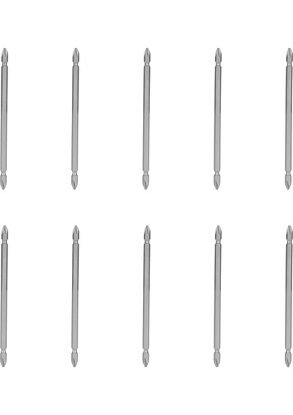 10 Adet 150MM S1/4 Çapraz Matkap Ucu Vida Başlı Elektrikli Tornavida Uçları Seti Aksesuar (Yurt Dışından)