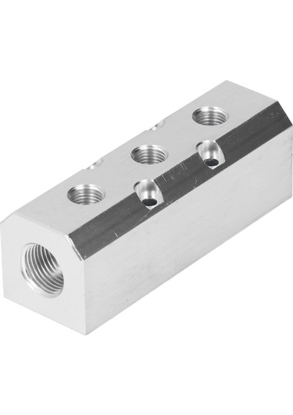 Hava Manifoldu Büyük Akış Alüminyum Pnömatik Blok 40X40MM G1/2 Giriş G1/4 ÇIKIŞSY40-02-3F (Yurt Dışından)