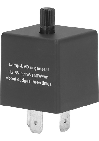Ayarlanabilir LED Flaşör Rölesi Abs Taşınabilir Su Geçirmez Araba Flaş Röleleri 3 Pin Kontrol Için (Yurt Dışından)
