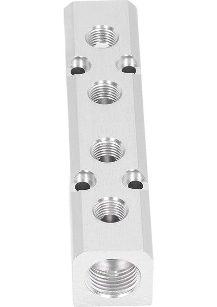 Pnömatik Manifold Hava Dağıtım Bloğu Konnektörü Ayırıcı G1/2 Giriş G1/4 Çıkış 30X30MMSY30‑02‑4F (Yurt Dışından)