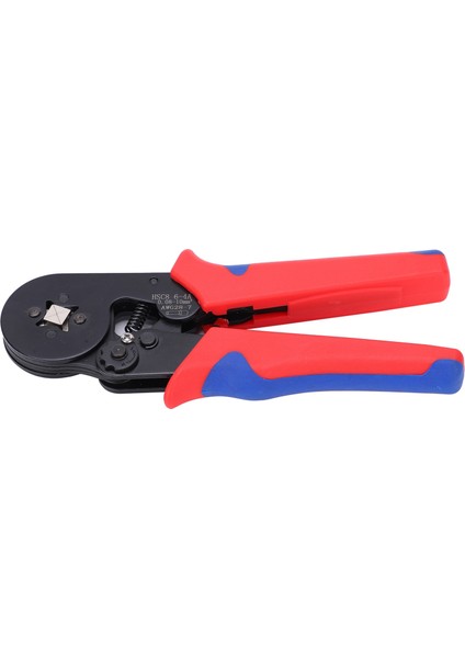 Terminal Sıkma Pensesi 0.0810MM Hsc8 64A Kare Tel Ucu Sıkma Aleti Kablo Sıkma Pensesi (Kırmızı ve Mavi Saplı) (Yurt Dışından)
