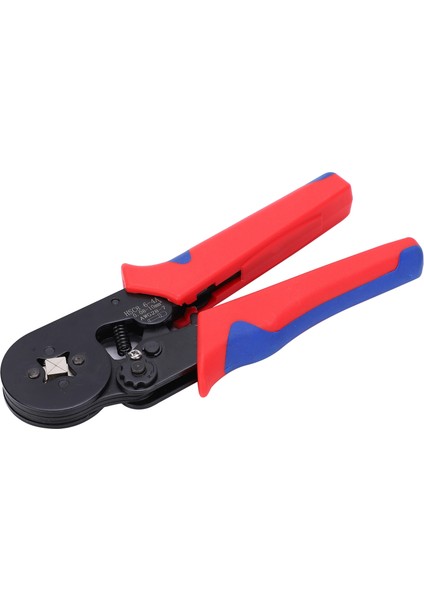 Terminal Sıkma Pensesi 0.0810MM Hsc8 64A Kare Tel Ucu Sıkma Aleti Kablo Sıkma Pensesi (Kırmızı ve Mavi Saplı) (Yurt Dışından)