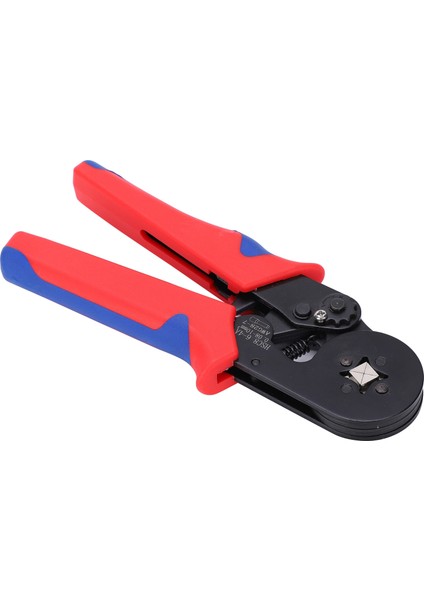 Terminal Sıkma Pensesi 0.0810MM Hsc8 64A Kare Tel Ucu Sıkma Aleti Kablo Sıkma Pensesi (Kırmızı ve Mavi Saplı) (Yurt Dışından)
