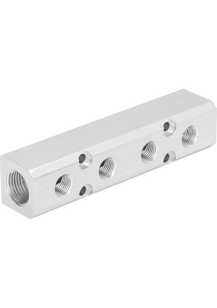 Pnömatik Manifold Hava Dağıtım Bloğu Konnektörü Ayırıcı G1/2 Giriş G1/4 Çıkış 30X30MMSY30‑02‑4F (Yurt Dışından)