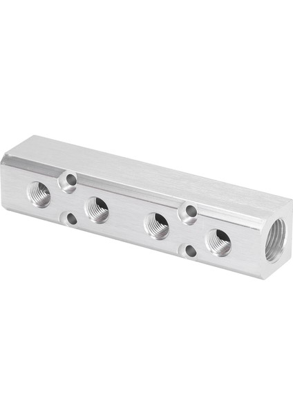 Pnömatik Manifold Hava Dağıtım Bloğu Konnektörü Ayırıcı G1/2 Giriş G1/4 Çıkış 30X30MMSY30‑02‑4F (Yurt Dışından)