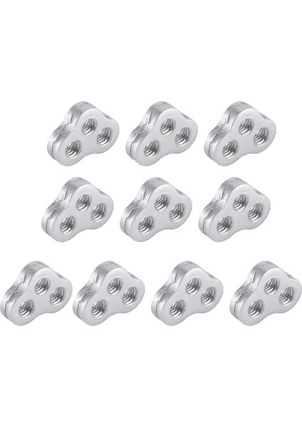 10 Adet Ofset Braketler Alüminyum Alaşımlı 3 Delikli Sabitleyici Ofset Braket Robotlar Için Özel Kurulum (Yurt Dışından)