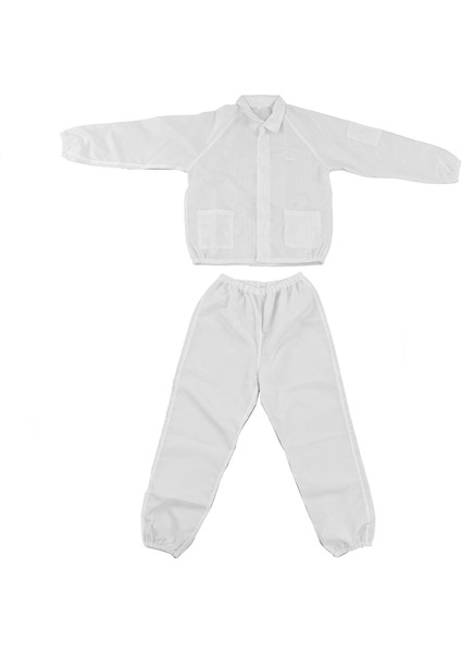 Koruma Genel Anti Statik Polyester Koruyucu Çalışma Elbisesi Beyaz Bölünmüş Tasarım Atölye Xxxl (Yurt Dışından)