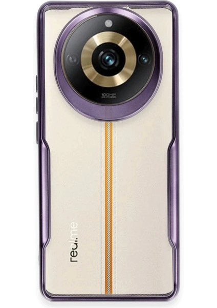 Realme 11 Pro Kılıf Boyi Silikon Kapak - Derin Mor Drstr