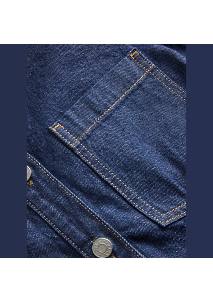 Kadin Gömlek Yaka Denim Elbise - Mara
