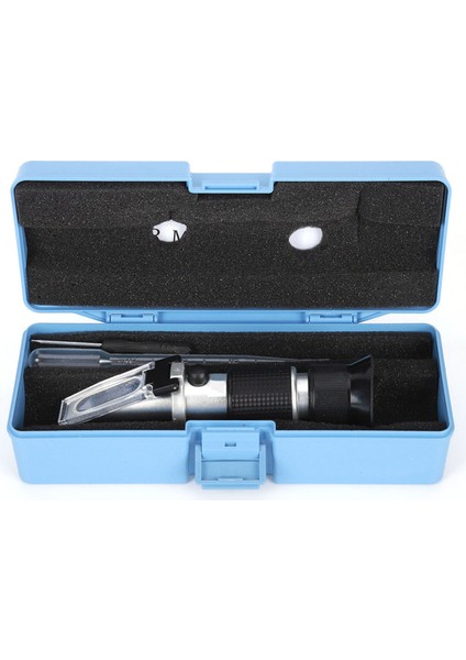 Refraktometre Elde Taşınabilir Yüksek Doğruluklu Şarap Çift Ölçekli 0-40% Brix Sıvı Ölçüm Ekipmanı (Yurt Dışından)