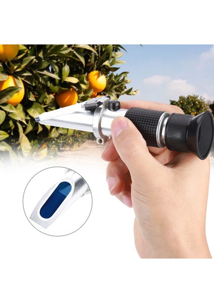 Refraktometre Elde Taşınabilir Yüksek Doğruluklu Şarap Çift Ölçekli 0-40% Brix Sıvı Ölçüm Ekipmanı (Yurt Dışından) fırsatları