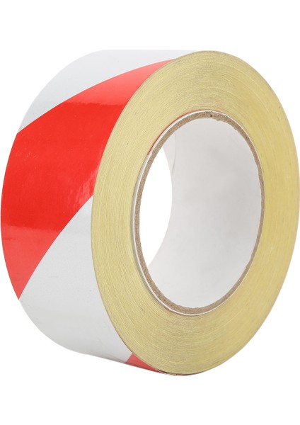 Kırmızı Beyaz Güvenlik Yansıtıcı Pvc Bant Uyarı Etiketi Işaretleme Yapışkan Bantları 50MM x 46M (Yurt Dışından)