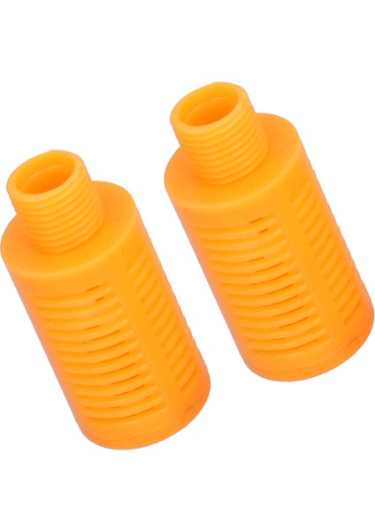 Plastik Pnömatik Susturucu Hava Hattı Akış Kontrolü Egzoz Susturucu Kompresör Bağlantı Parçası TURUNCU25 Adet Psl‑04 (Yurt Dışından) modelleri