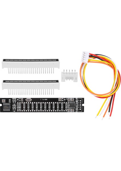 Mini Dıy Çift 12 Seviyeli Stereo Müzik Ses Spektrum Seviye Göstergesi Vu Metre Amplifikatör Kartımüzik Spektrum Seviye Göstergesi (Yurt Dışından)