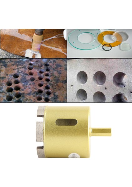 Delik Testeresi Matkap Ucu Üçgen Saplı Mermer Seramik Karo Beton Duvar 40‑60MM (Yurt Dışından) indirimleri