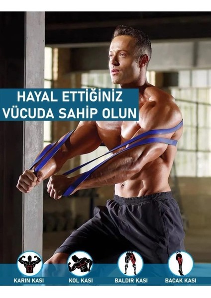 Dokuma Direnç Bandı Süper Loop Bandı Tüm Vücut Egzersiz Direnç Lastiği