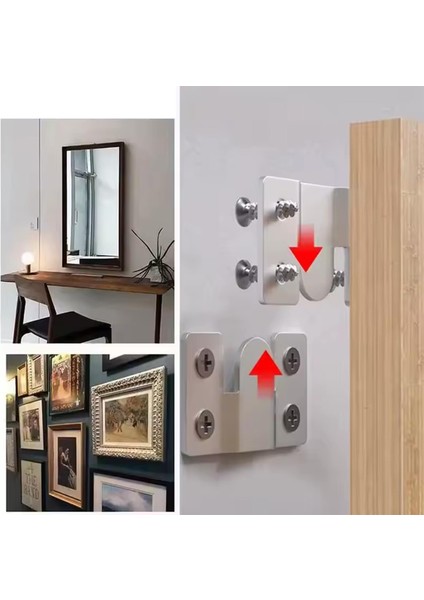 Baza Başlık Mobilya Karyola Köşe Koltuk Birleştirme Sacı Saç Bağlama Braketi Metal (1 Çift Takım) fiyatları