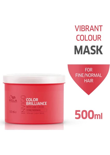 Professionals Invigo Color Brilliance E Vitaminli Mask 500 ml
