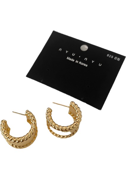 Basit, Çok Yönlü Niş Tasarım Küpeler Modadan Banliyö Küpelerine (Yurt Dışından)