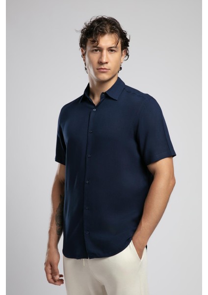 Basices Erkek Kısa Kol Dokuma Gömlek fiyatları