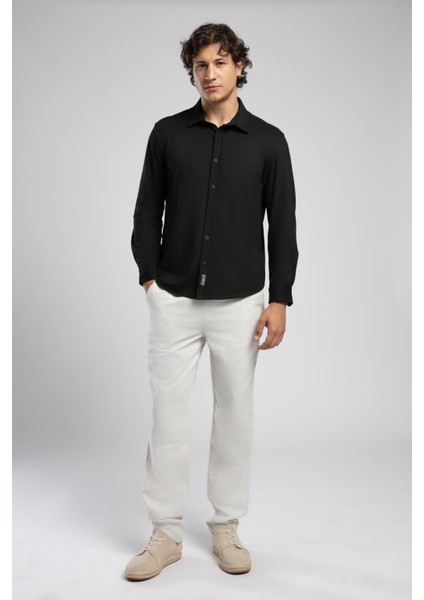 Joles Erkek Uzun Kol Örme Gömlek
