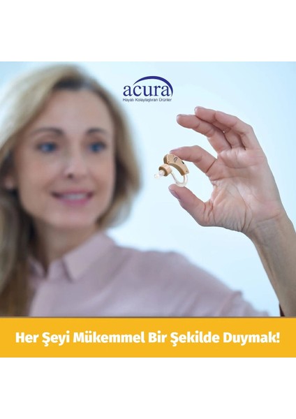 Ses Yükseltici Cihaz 50, Pil Hediyeli, Güçlü ve Temiz Ses İçin Uygun