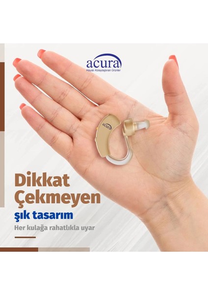 Ses Yükseltici Cihaz 50, Pil Hediyeli, Güçlü ve Temiz Ses İçin Uygun