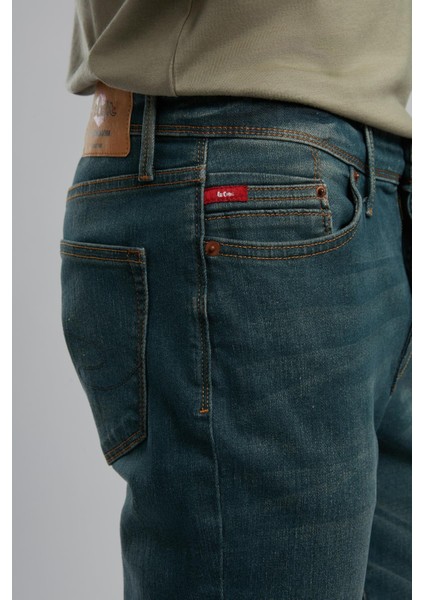 Jack Normal Bel Dar Kesim Dar Paça Yeşil Erkek Jean Pantolon indirimleri