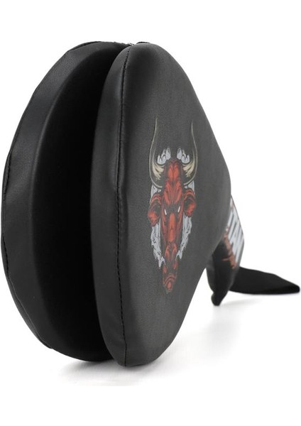 Taekwondo, Kick Boks ve Muay Thai Kızgın Boğa Desenli Siyah Raket Ellik modelleri