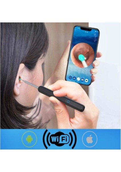 Led Işıklı Kablosuz Kulak Temizleme Cihazı, 7 Farklı Temizleme Aparatı fiyatları