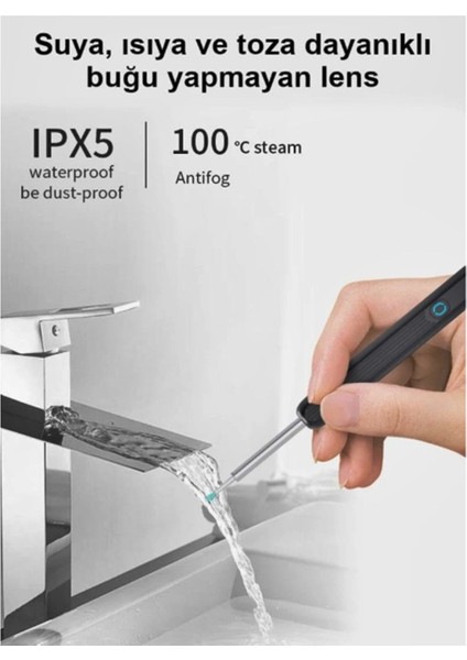 Led Işıklı Kablosuz Kulak Temizleme Cihazı, 7 Farklı Temizleme Aparatı indirimleri