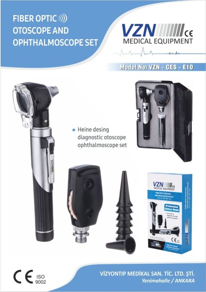 Fiber Optik Otoskop ve Oftalmaskop Set, Sağlık ve Muayene Araçları, Kaliteli ve Güvenilir modelleri