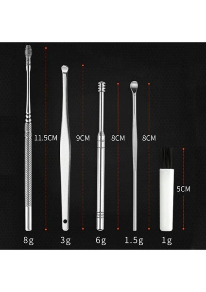 6'lı Hijyenik Spiral Kulak Temizleme Seti, Güvenli ve Konforlu Kullanım fiyatları