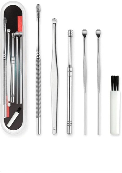 6'lı Hijyenik Spiral Kulak Temizleme Seti, Güvenli ve Konforlu Kullanım modelleri