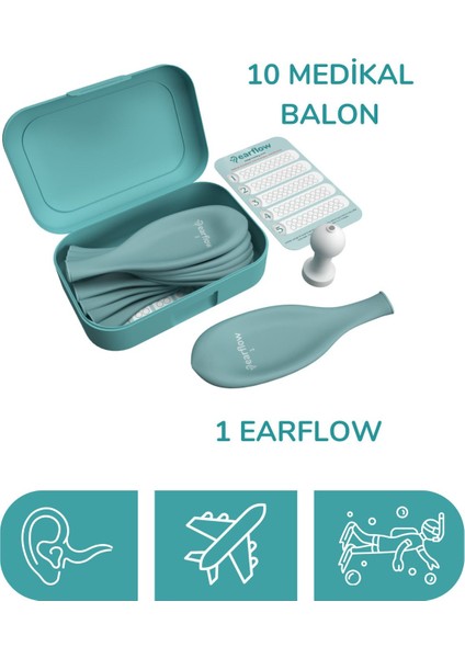 Orta kulak basınç dengeleyici rahat ve konforlu kullanım cihazı, CE uygun, TR menşei modelleri