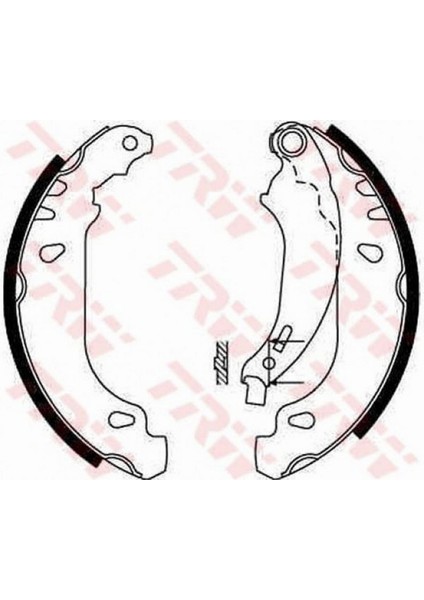 Arka Pabuç Balata Clio Ii 98 05 Symbol Ii 08 Logan 04 11 Sandero 08 11 180X40 Dpmah