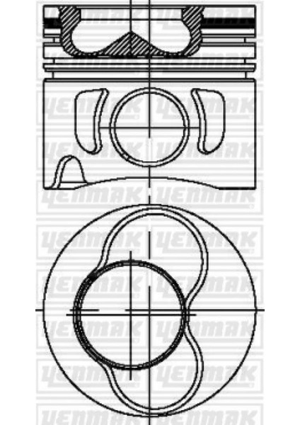 Motor Piston Segman Std 4 Silmot.3-4 Pist Caddy-Golf-Bora-Jetta-Passat-Polo 1.9 95 79.51MM Dpmah