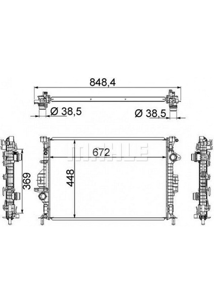 Motor Su Radyatoru Discovery Sport L550 Freelander 2 L359 R.r Evoque L538 Ford Mondeo Galaxy 2 Focus 3 C-Max Volvo S60 S80 V40 Dpmah
