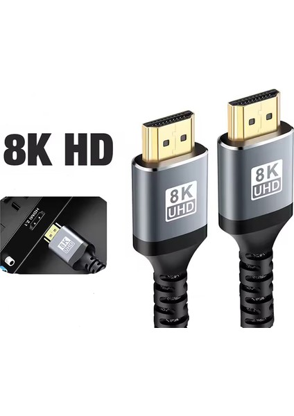 ZR832 Display Port To Display Port 8k 240HZ Görüntü Aktarım Kablosu 1.5 Metre
