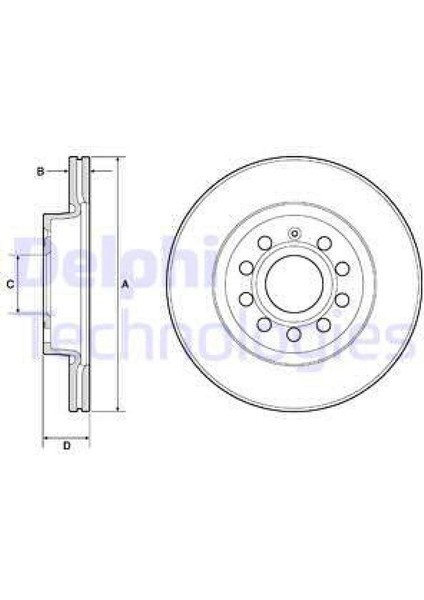 Ön Fren Aynasi Golf V-Vi-Jetta Iii-Iv-Caddy Iii-A3 03 Leon 05 Toledo-Octavia 04 280X22X9DLXHAVALI 1K0615301AS-1K0615301S-JZW615301A Dpmah