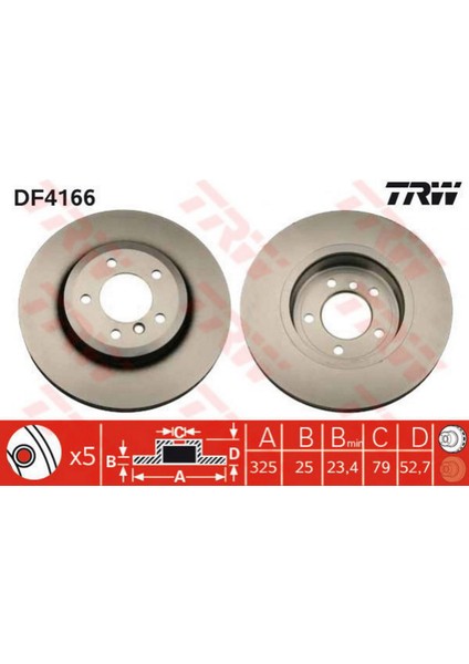 Fren Diski On Bmw E46 Z4 E86 E85 Dpmah