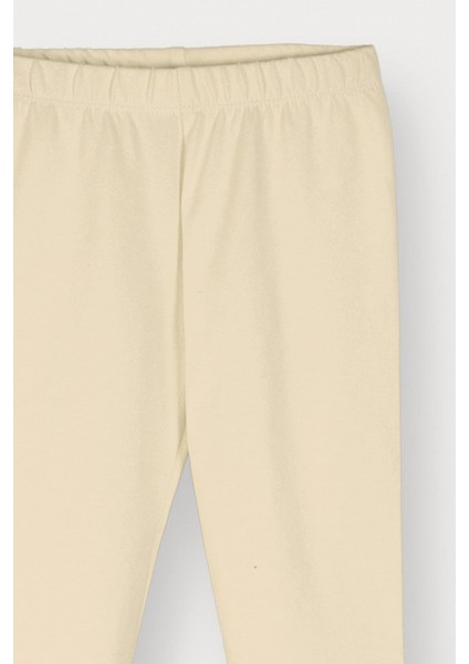 Beli Lastikli Esnek Yüksek Bel Basic Kız Çocuk Tayt modelleri