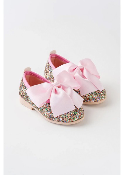 Marry Gloss Simli Parlak ve Şık Babet Özel Gün Büyük Saten Fiyonklu Kız Çocuk Ayakkabı fiyatları