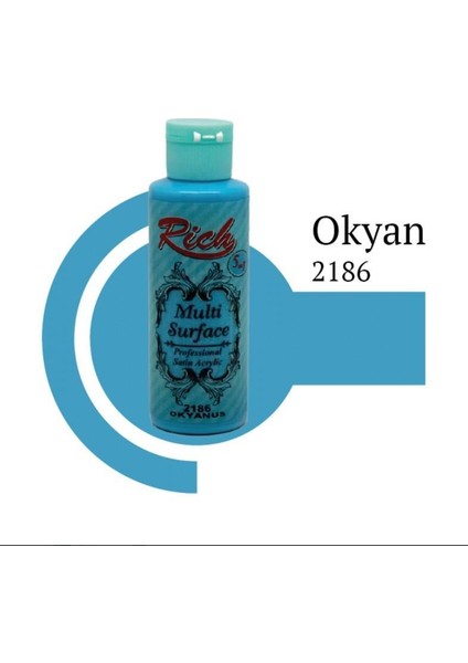Rich Multi Surface 2186 Okyanus Akrilik Boya 130 cc